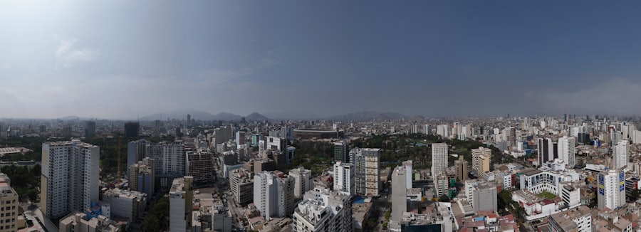 Vista panorámica de Lima, Perú